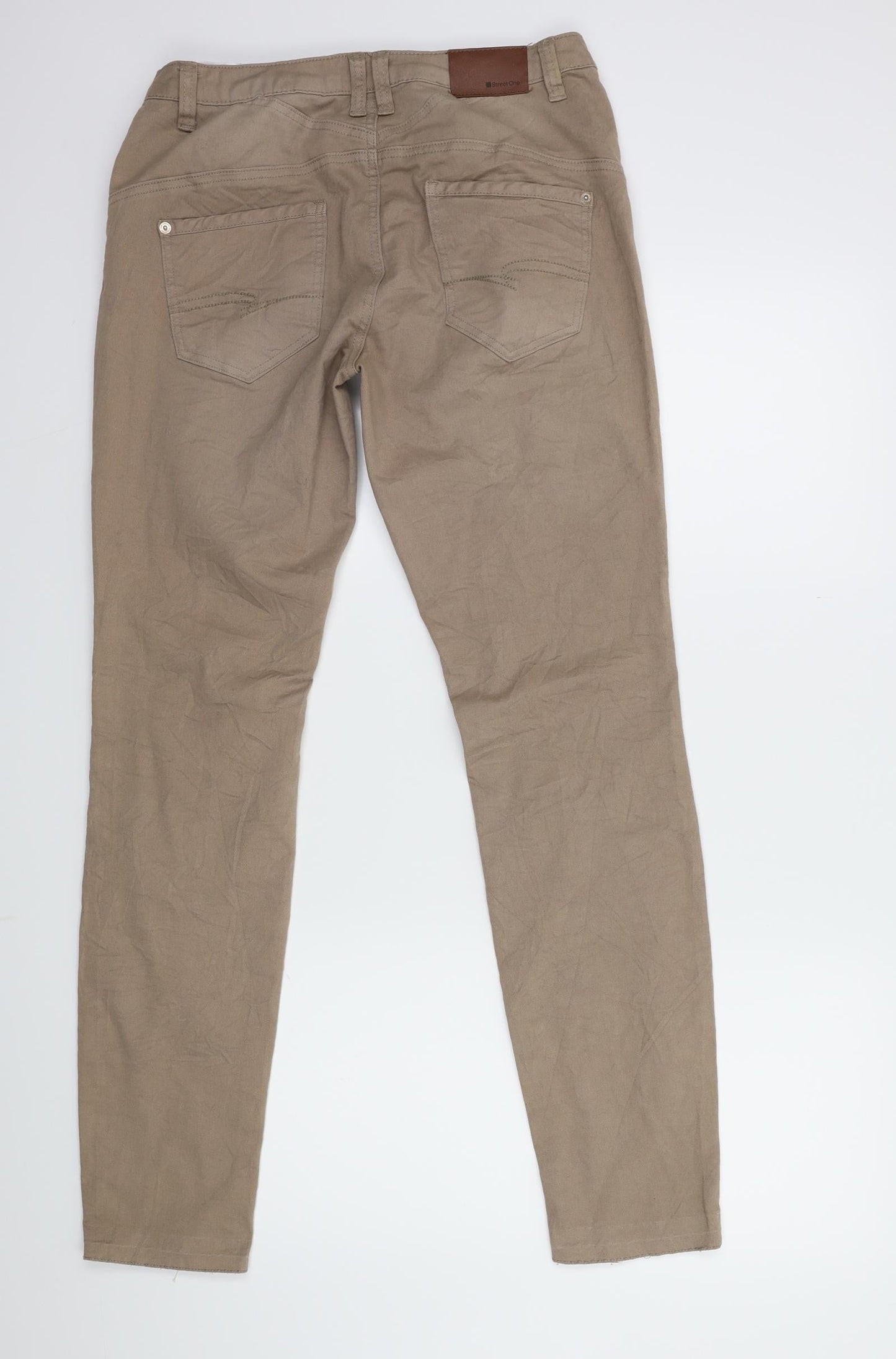 Street One Womens Brown  Denim Skinny Jeans Size 28 in L28 in