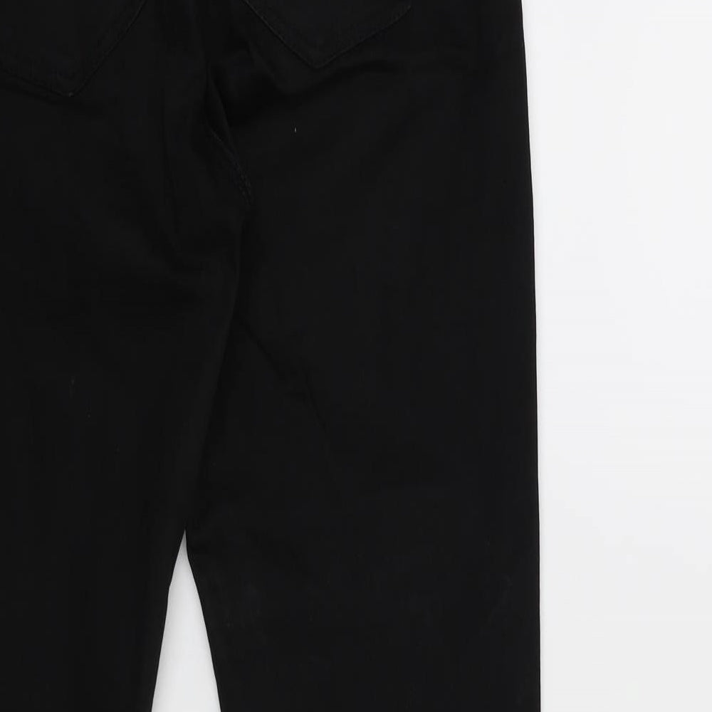 Denim & Co. Womens Black  Denim Skinny Jeans Size 8 L27 in