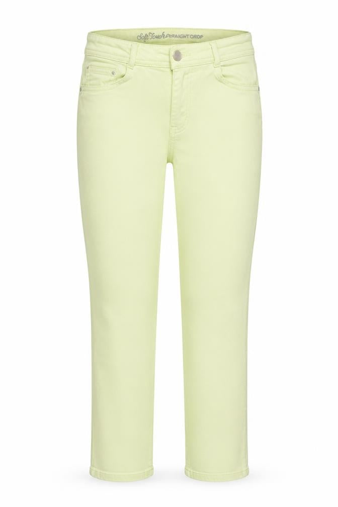 Preworn Womens Green  Denim Cropped Jeans Size 28 in L24 in