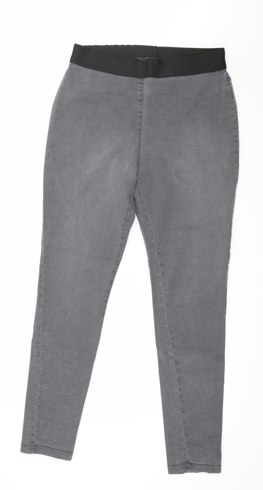 Preworn Womens Grey  Denim Jegging Jeans Size 34 in L31 in