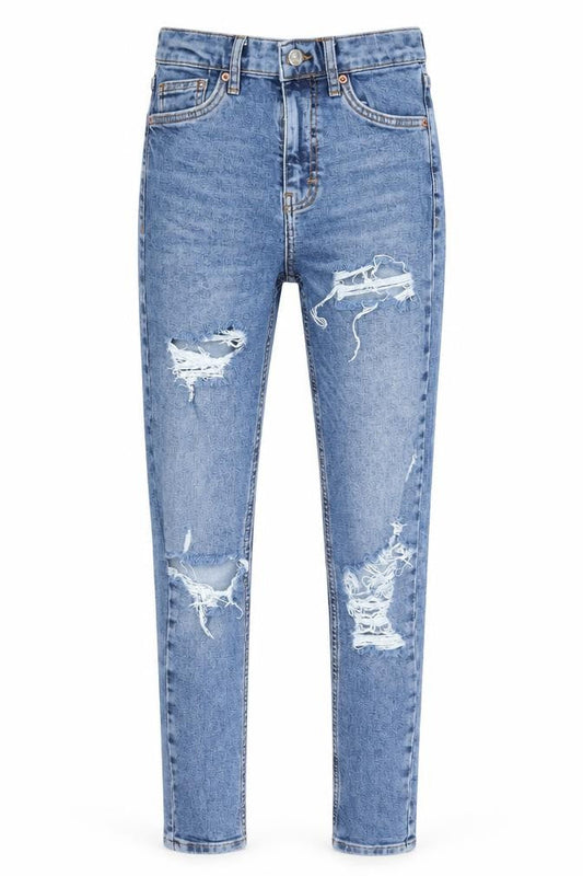 Topshop Womens Black  Denim Skinny Jeans Size 26 in L27 in