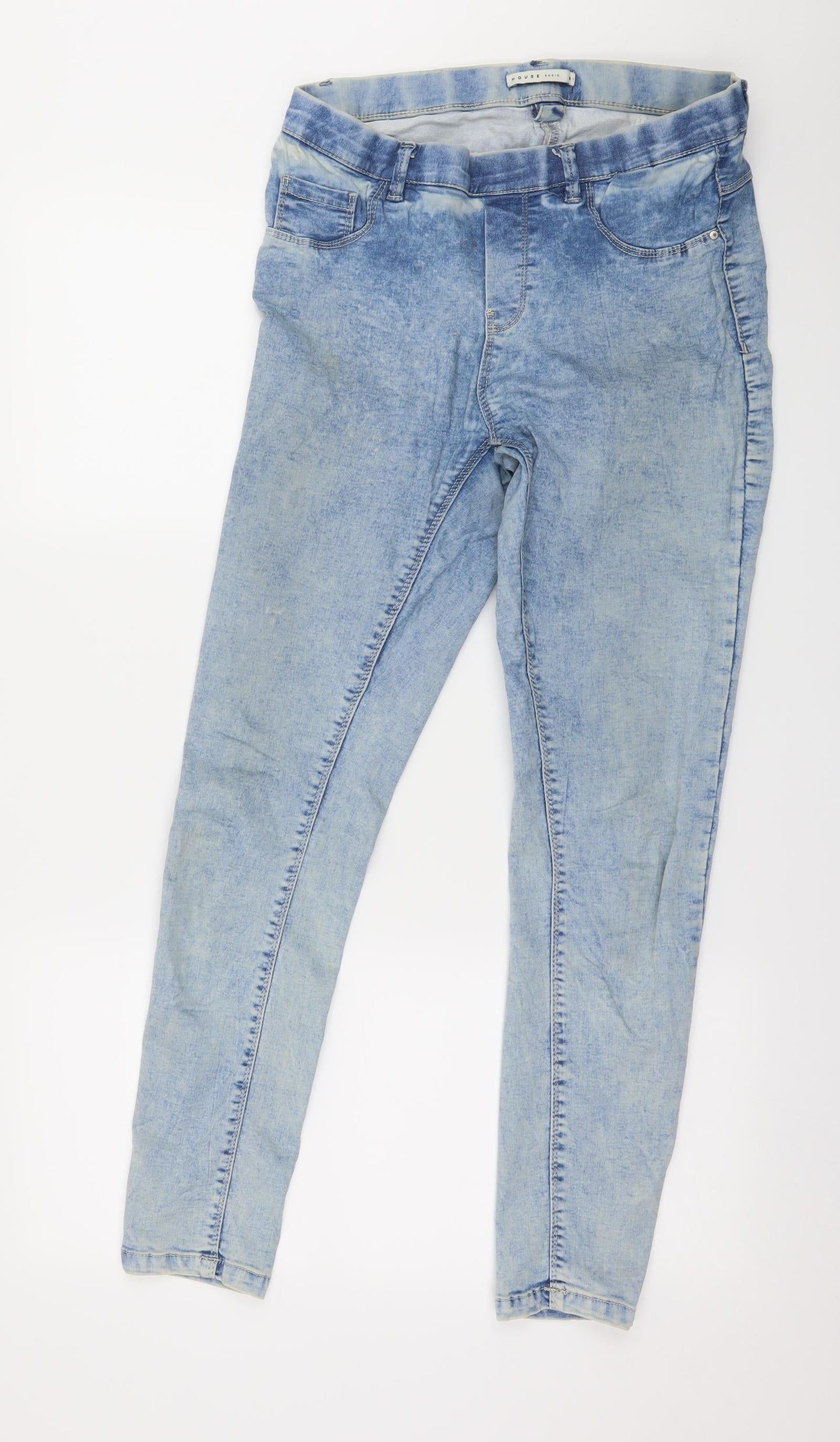 House Womens Blue  Denim Jegging Jeans Size 10 L28 in