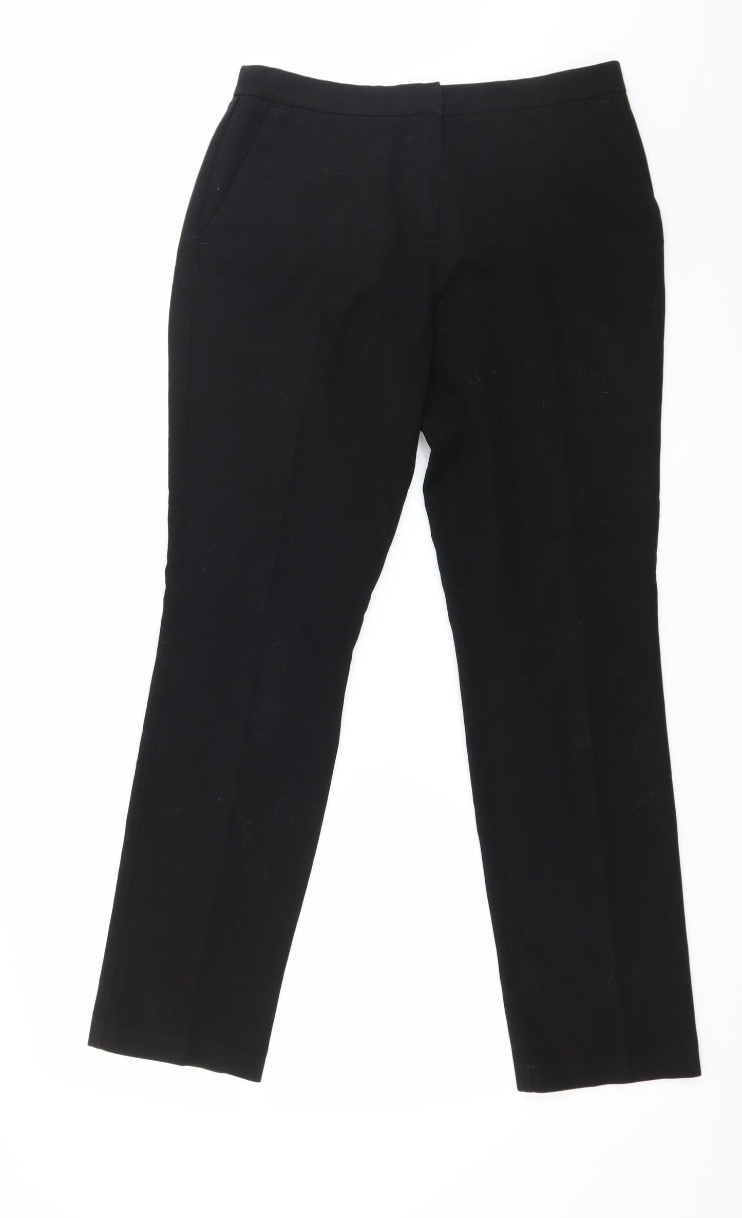 Papaya Womens Black   Trousers  Size 8 L28 in