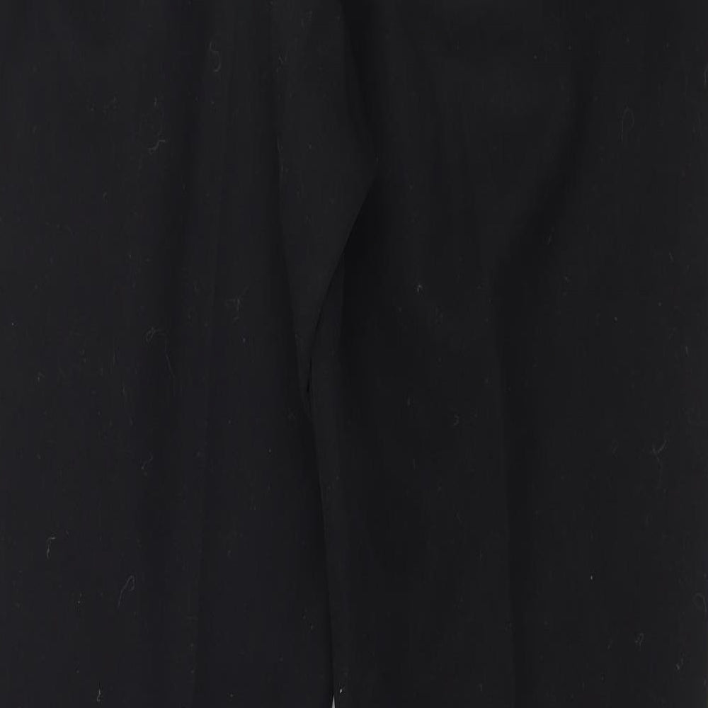 Papaya Womens Black   Trousers  Size 8 L28 in