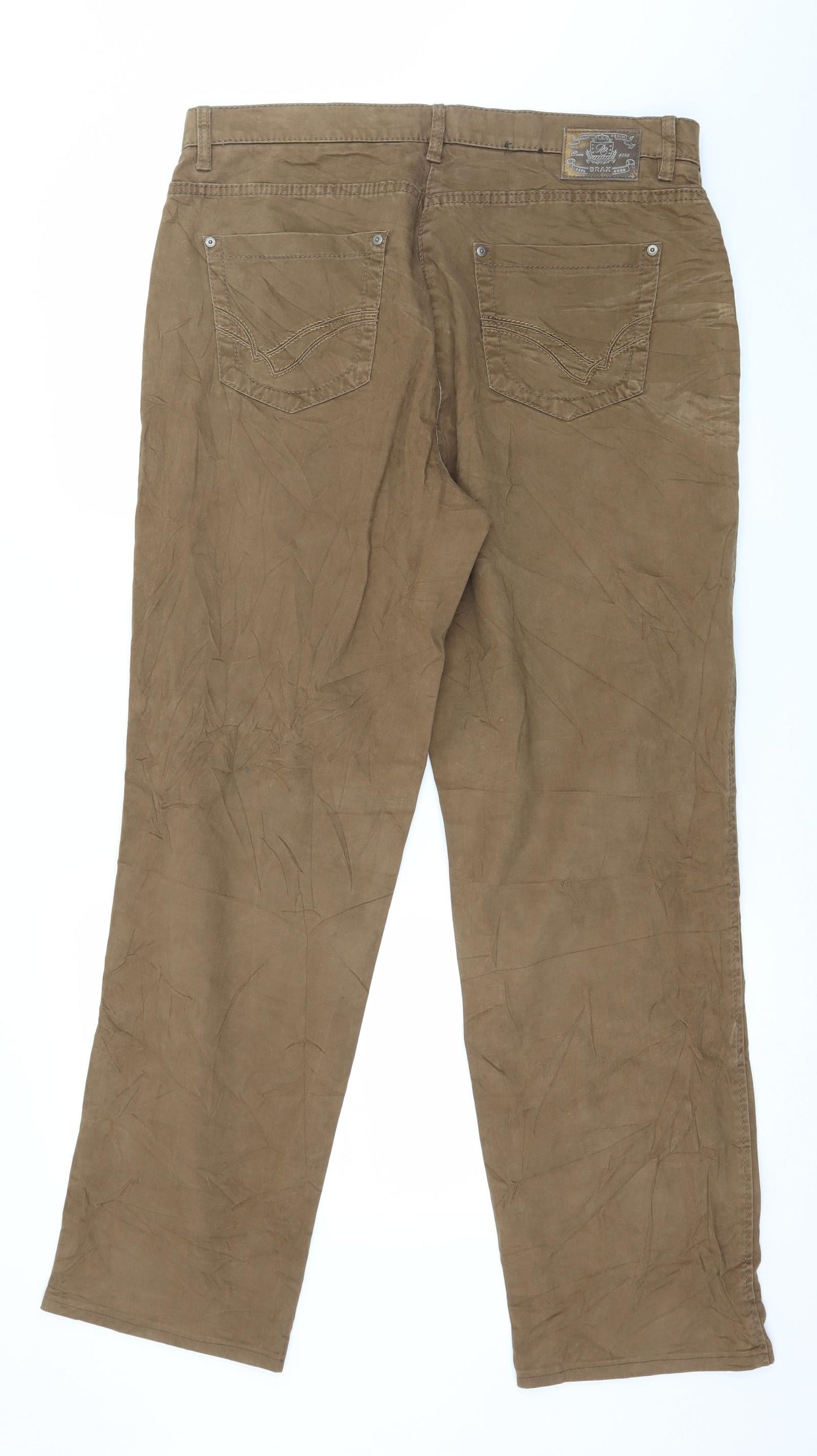 BRAX Womens Brown   Trousers  Size 36 in L31 in