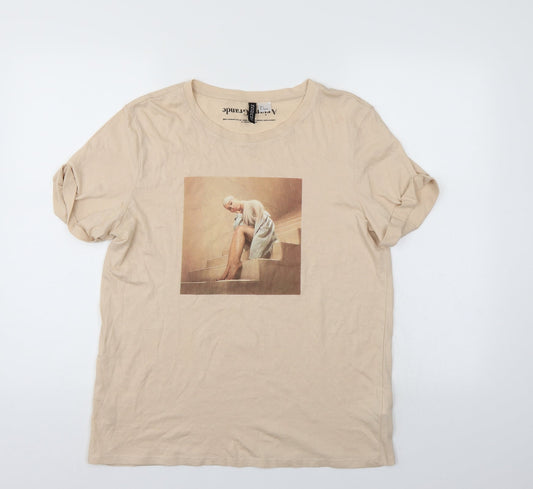 Divided Womens Ivory   Basic T-Shirt Size S