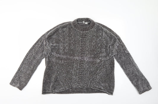Divided Womens Grey   Pullover Jumper Size L