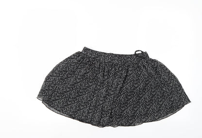 Atmosphere Womens Black Striped  Flare Skirt Size 8