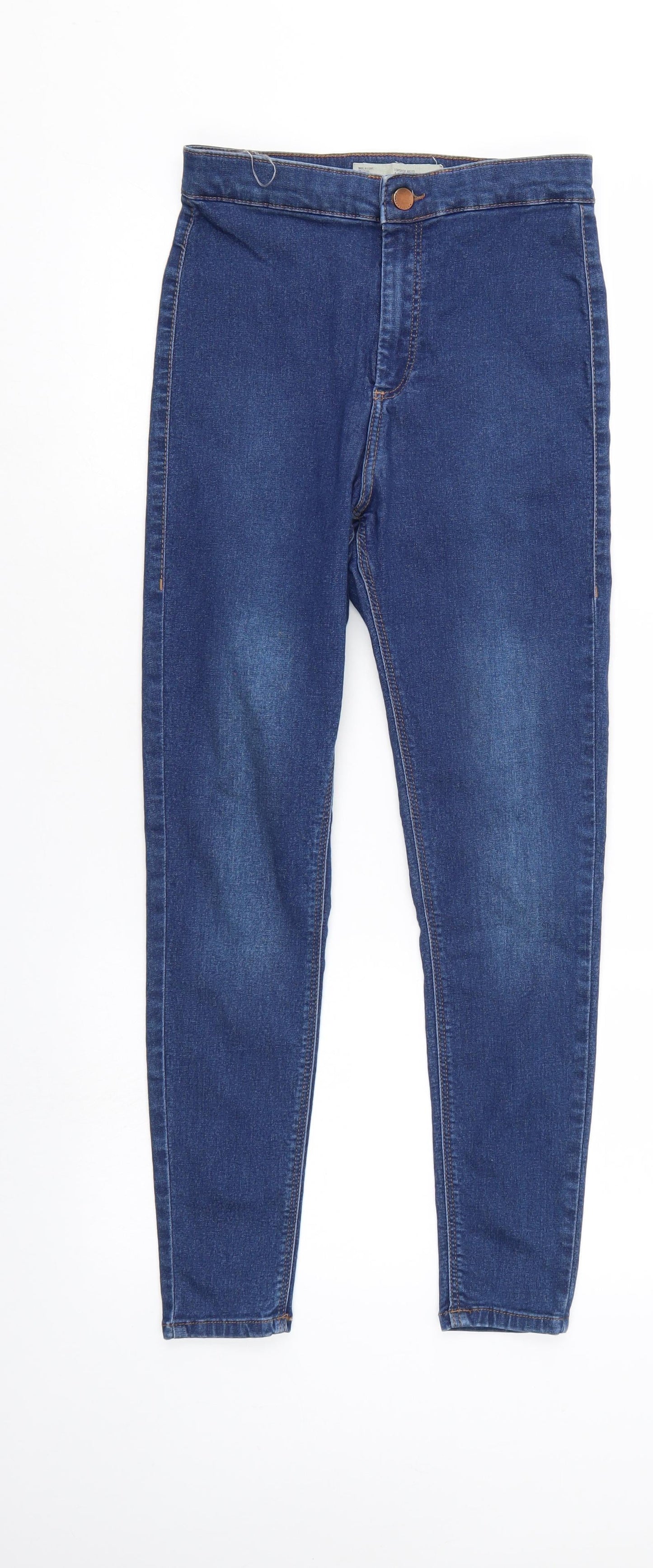 Top Shop Mens Blue  Denim Skinny Jeans Size 28 L30 in