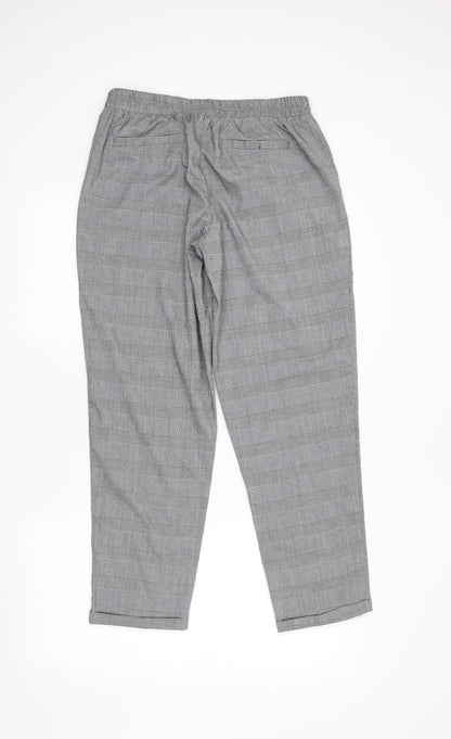 Sinsay Womens Grey Plaid  Dress Pants Trousers Size XL L27 in