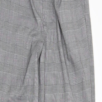 Sinsay Womens Grey Plaid  Dress Pants Trousers Size XL L27 in