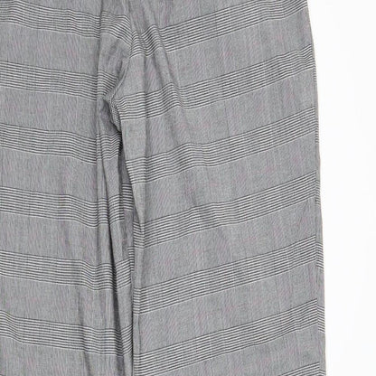 Sinsay Womens Grey Plaid  Dress Pants Trousers Size XL L27 in