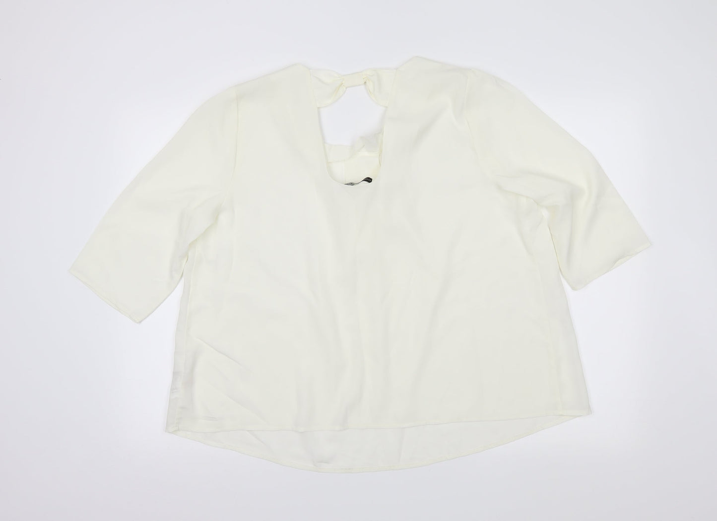 Atmosphere Womens Ivory   Basic Blouse Size 18