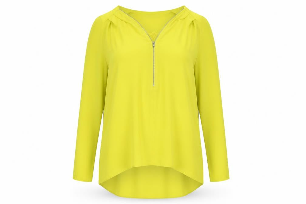 George Womens Yellow   Basic Blouse Size 8