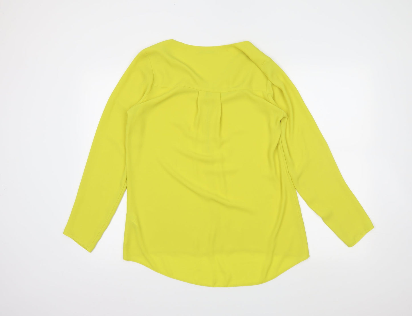 George Womens Yellow   Basic Blouse Size 8