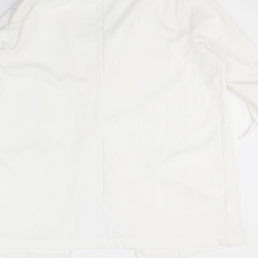 Boohoo Womens White   Jacket  Size 12