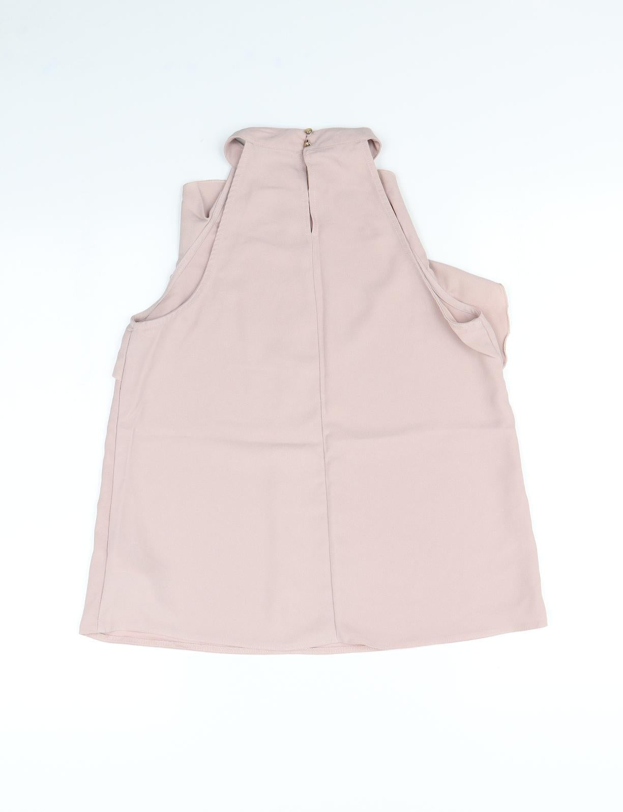 New Look Womens Pink   Basic Tank Size 8