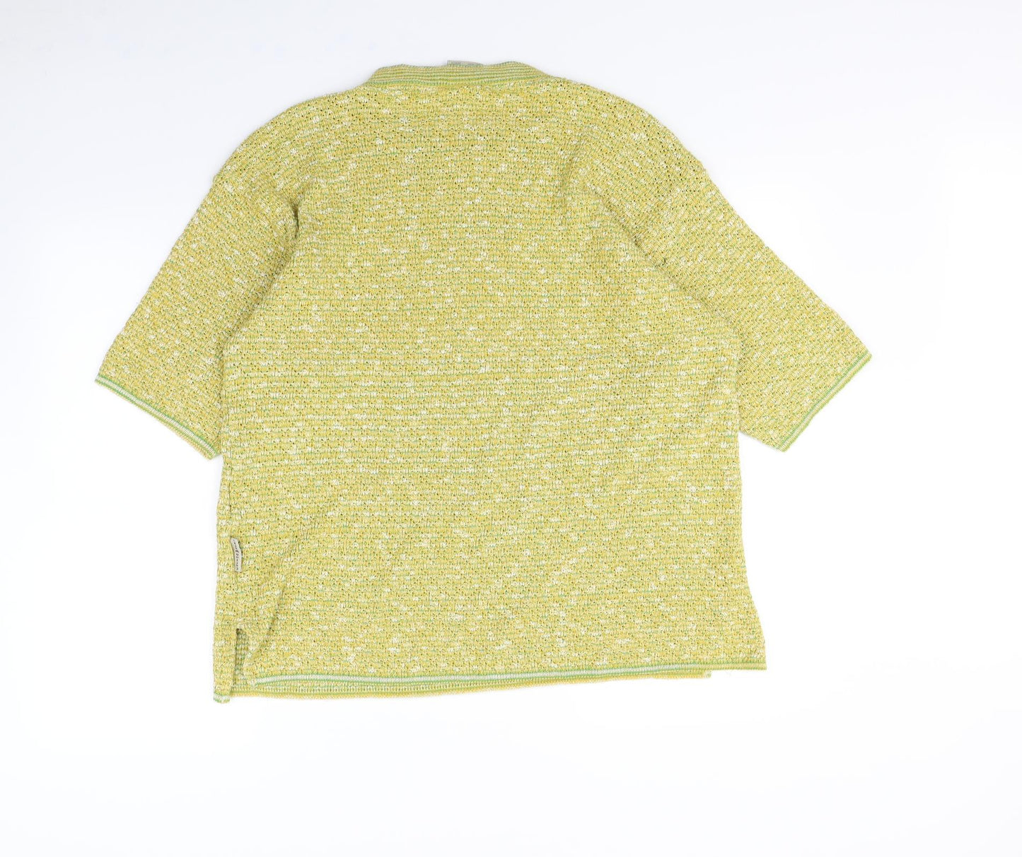 Cotton Works Womens Yellow   Pullover Jumper Size S