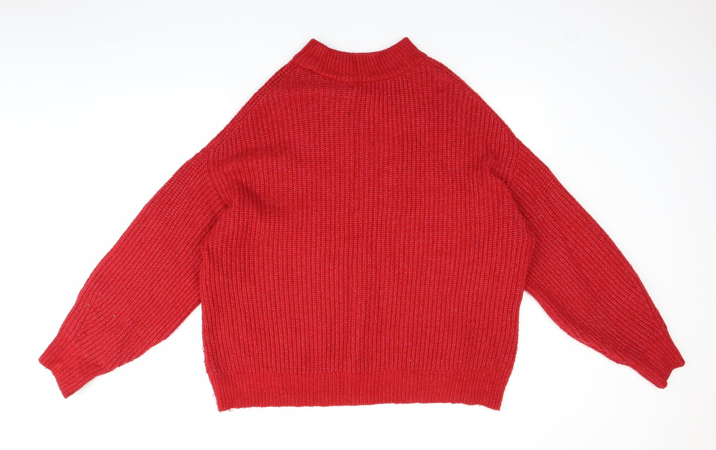 Primark Womens Red  Knit Pullover Jumper Size XL