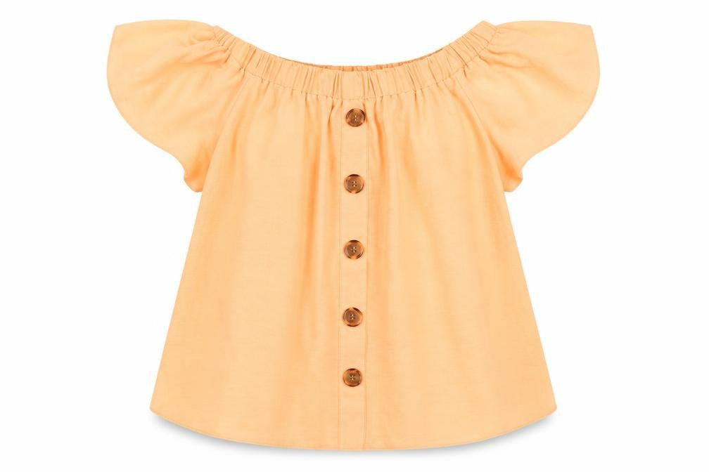 F&F Womens Orange   Basic Blouse Size 12