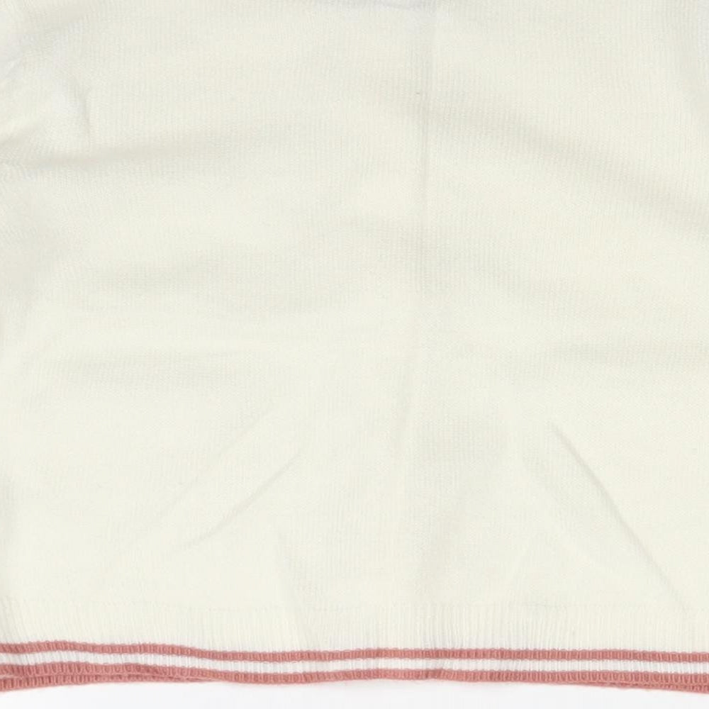 Unicorn Magic Girls White  Knit Cardigan Jumper Size 5-6 Years
