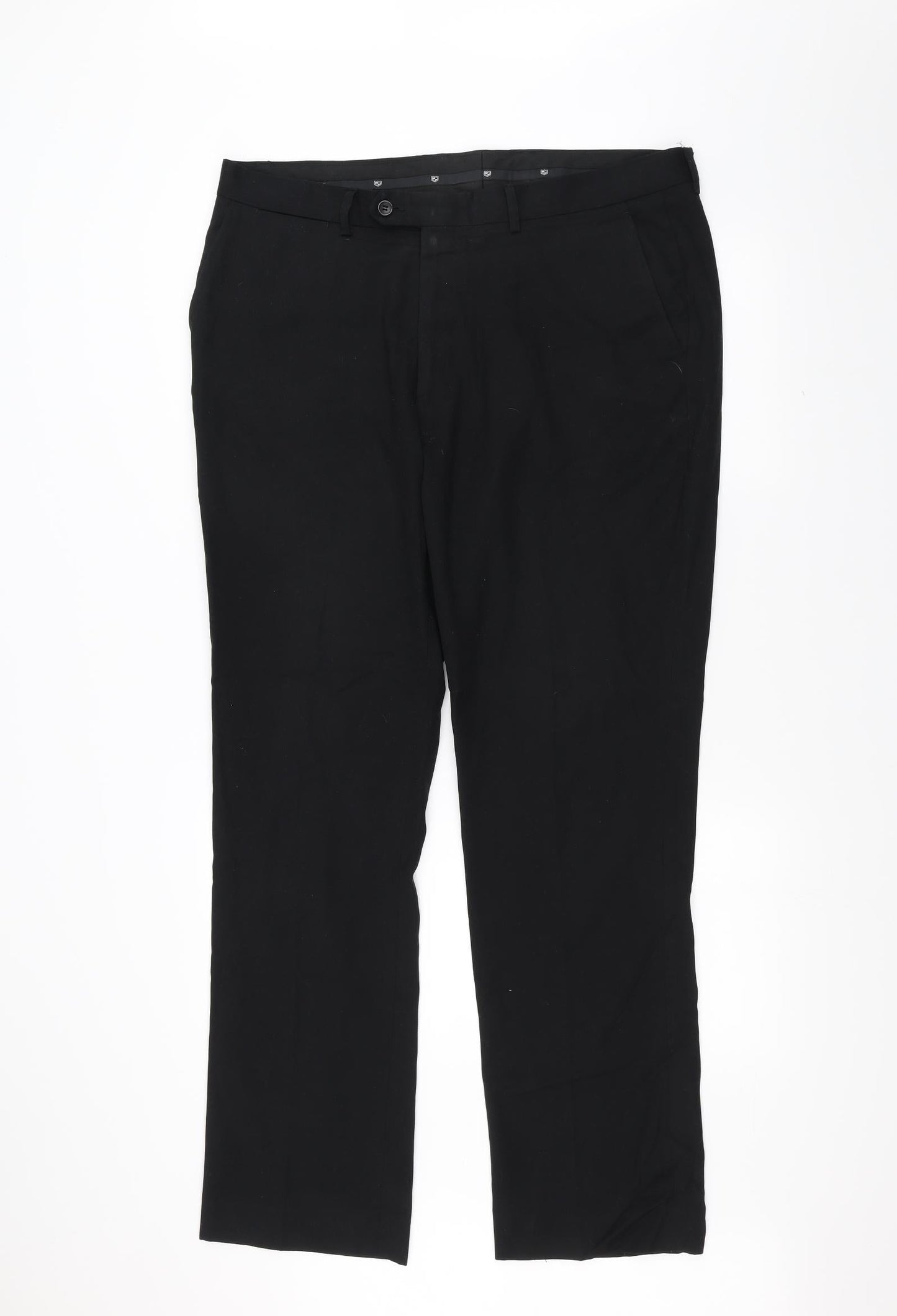 Preworn Womens Black   Trousers  Size 38 L30 in
