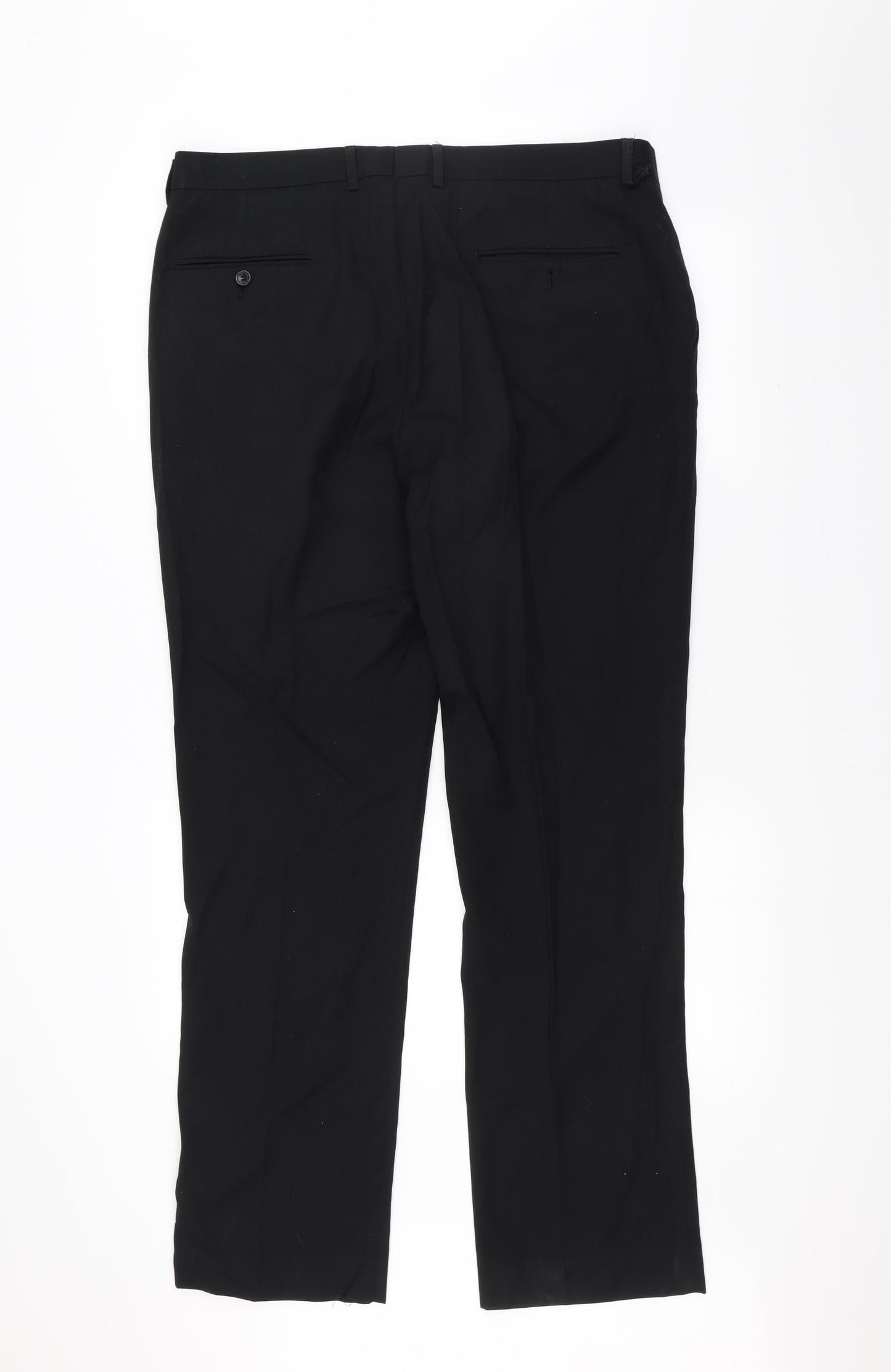 Preworn Womens Black   Trousers  Size 38 L30 in