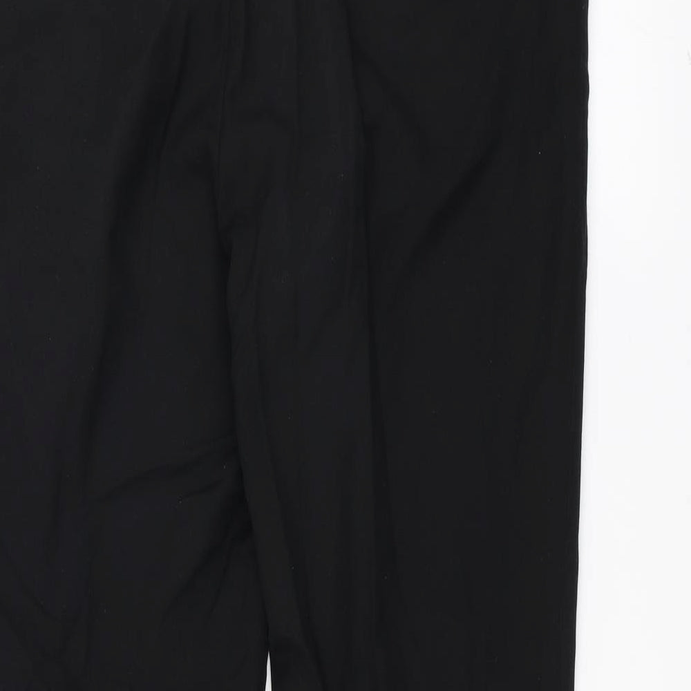 Preworn Womens Black   Trousers  Size 38 L30 in
