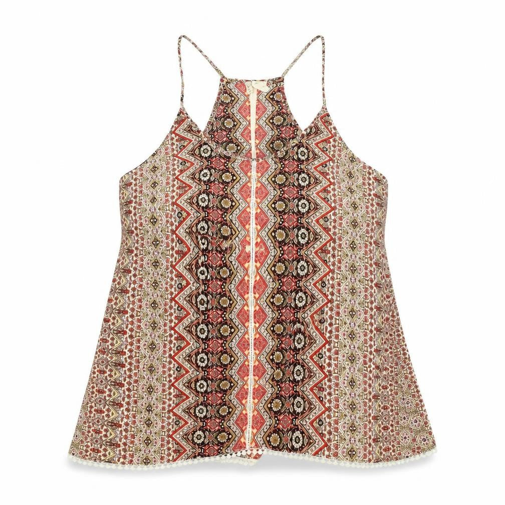 Japna Womens Brown   Basic Blouse Size L