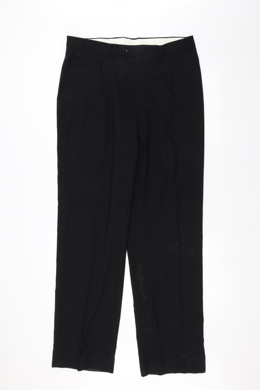 Armando Womens Black   Trousers  Size 36 L30 in