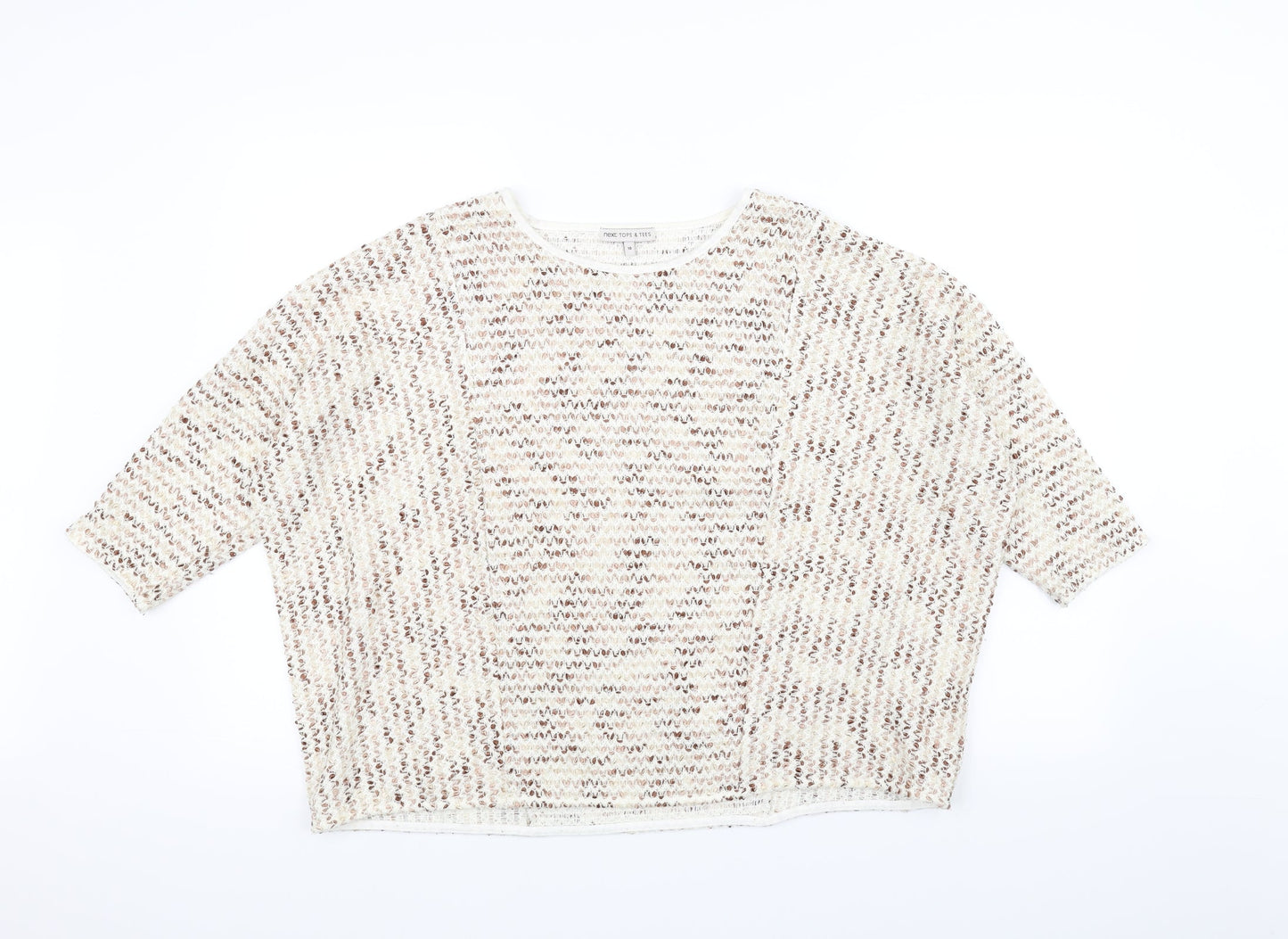NEXT Womens White   Pullover Jumper Size 10