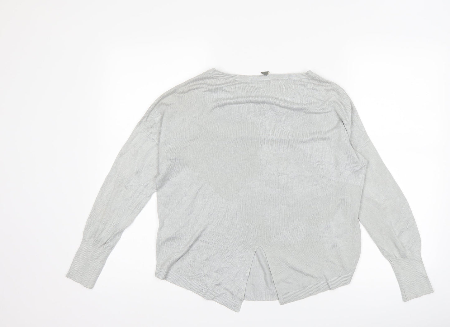 Oasis Womens Grey   Pullover Jumper Size S
