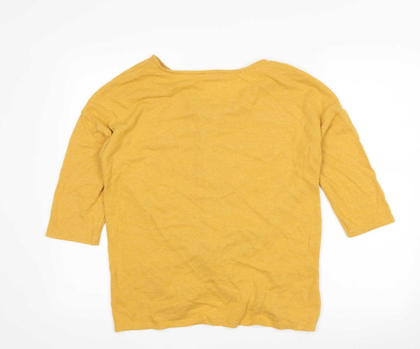 George Womens Yellow   Pullover Jumper Size 12  - Twist Front