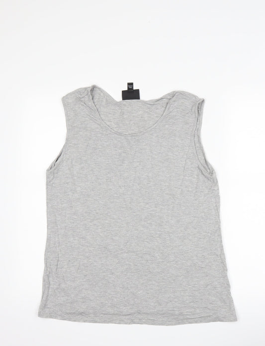 Antthony Womens Grey   Basic Tank Size L