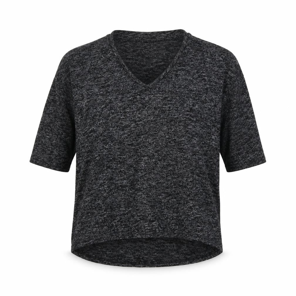 New Look Womens Black   Basic T-Shirt Size XS  - Cut Out Neckline