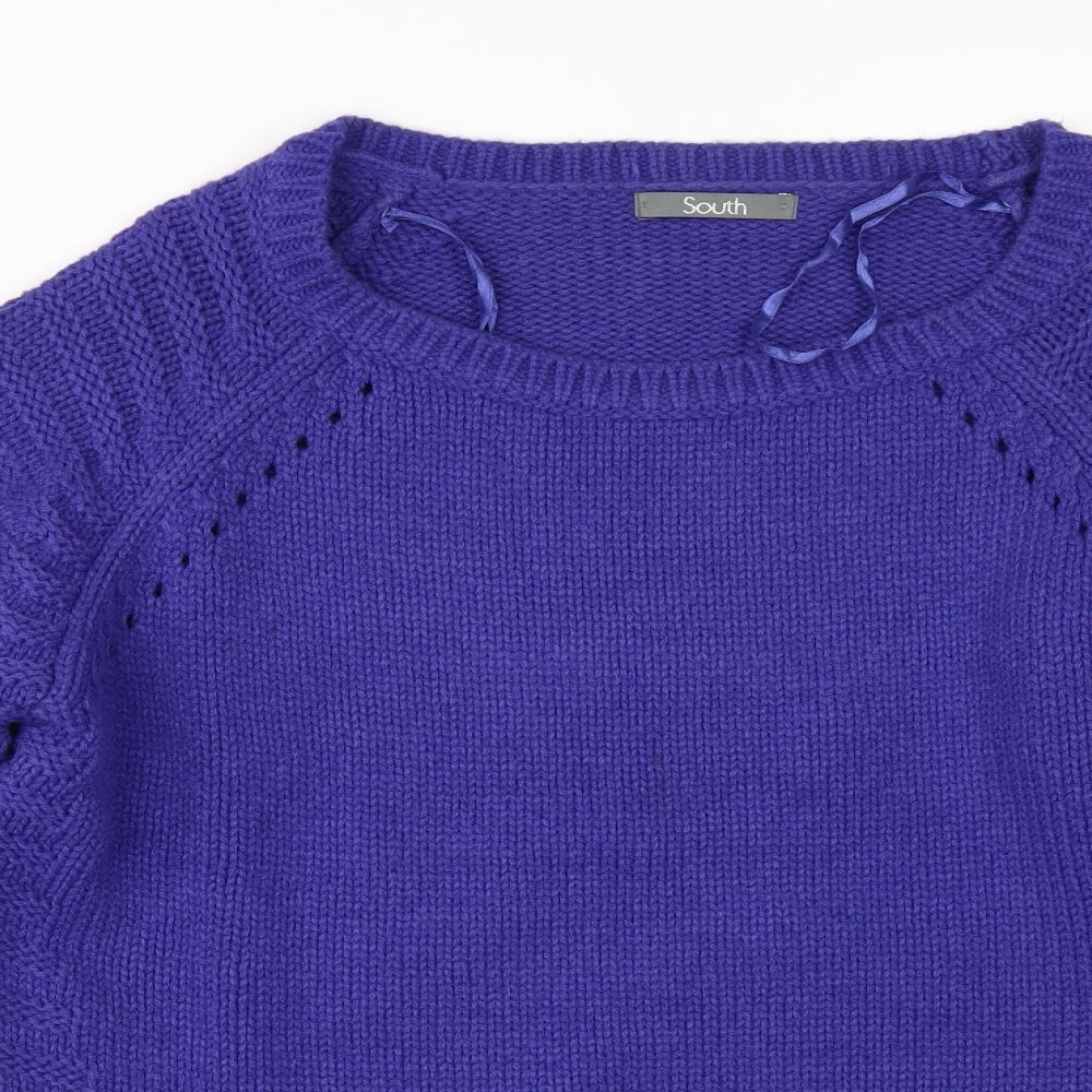 South Womens Purple   Pullover Jumper Size 14