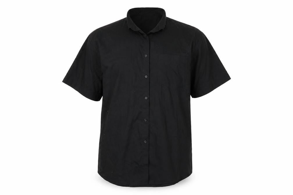 Kustom Kit Mens Black    Button-Up Size 16