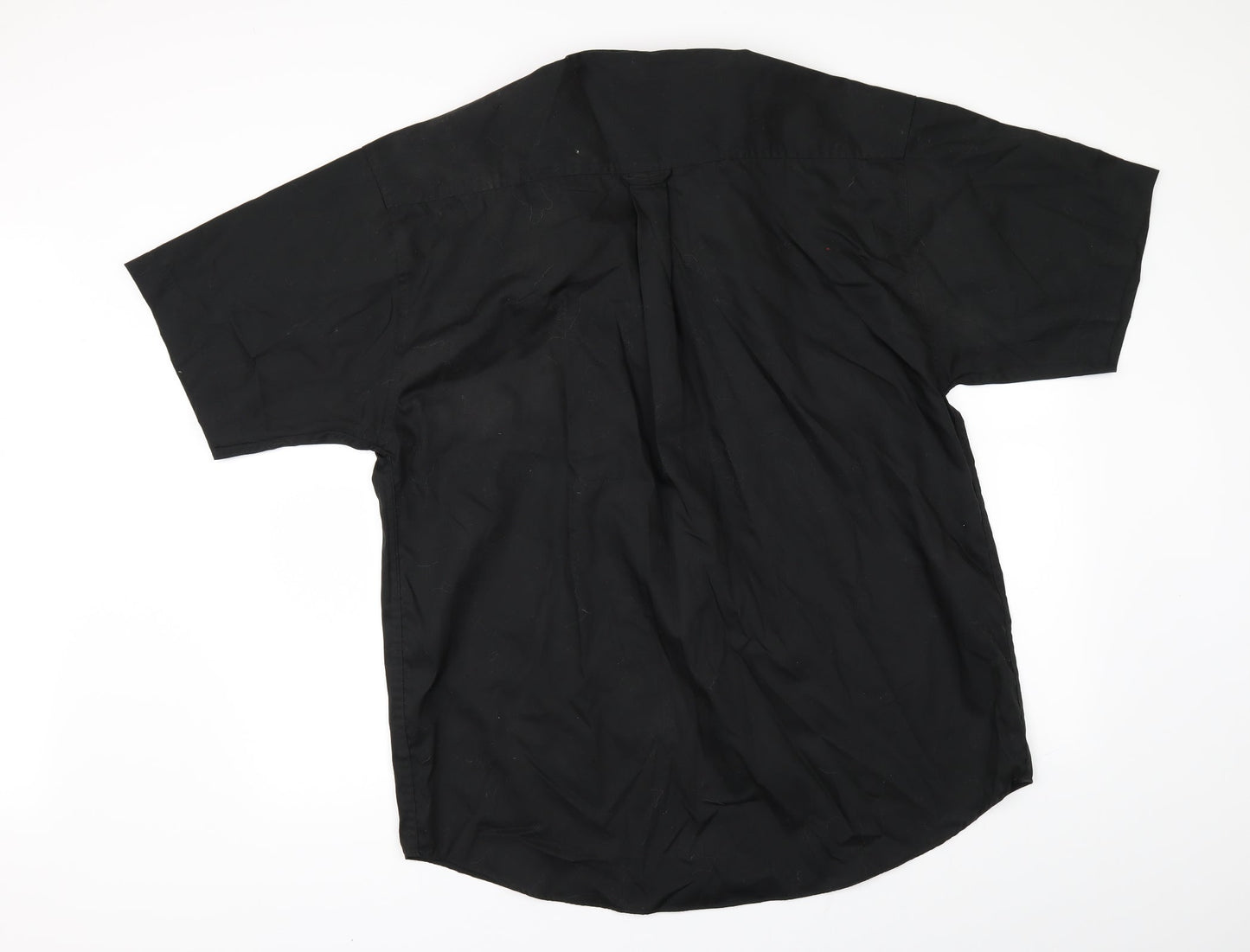 Kustom Kit Mens Black    Button-Up Size 16
