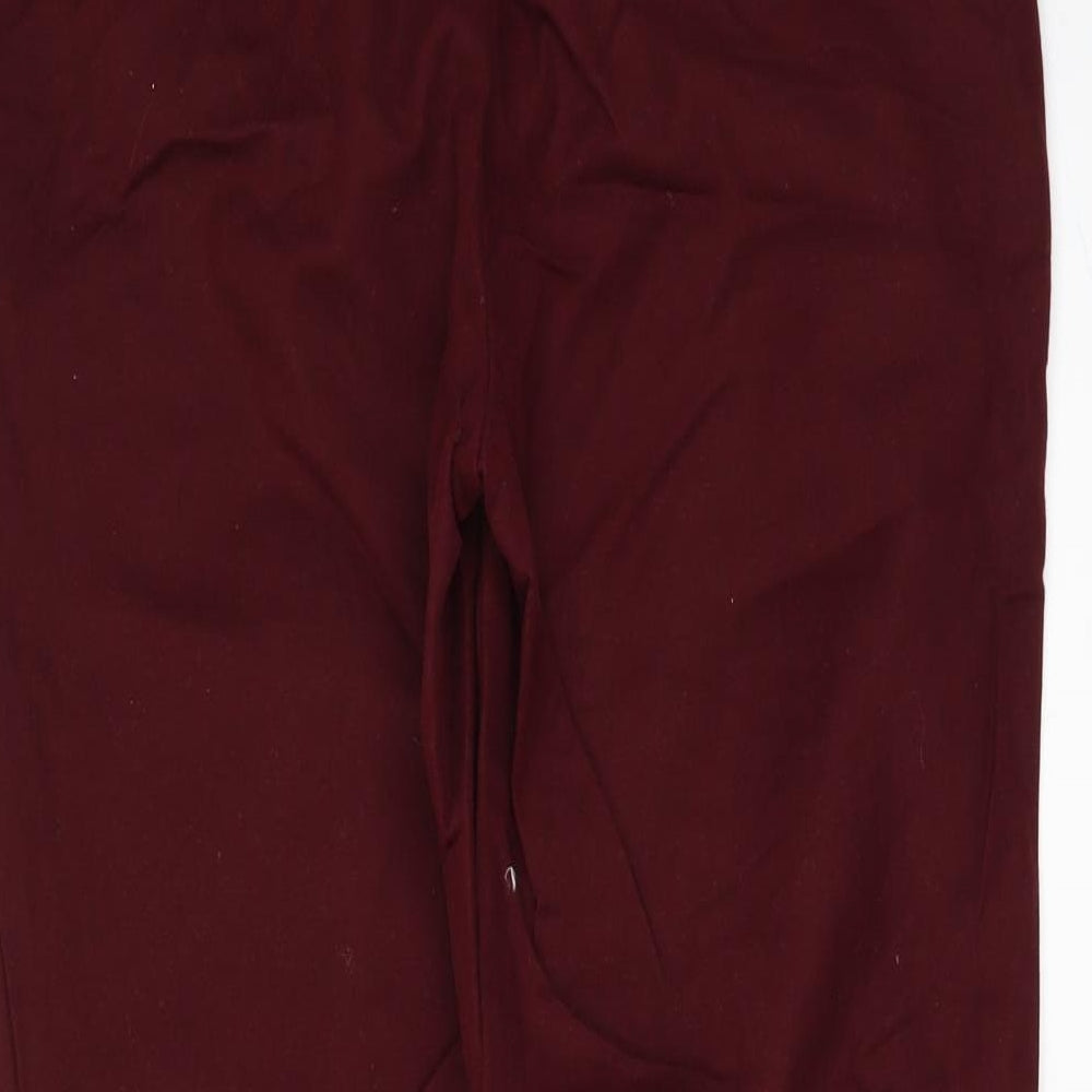 Zara Womens Red  Denim Capri Jeans Size 8 L24 in