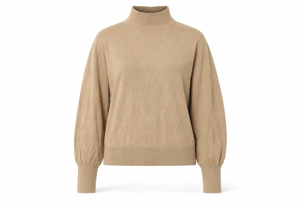 Topshop Womens Brown  Knit Pullover Jumper Size 8