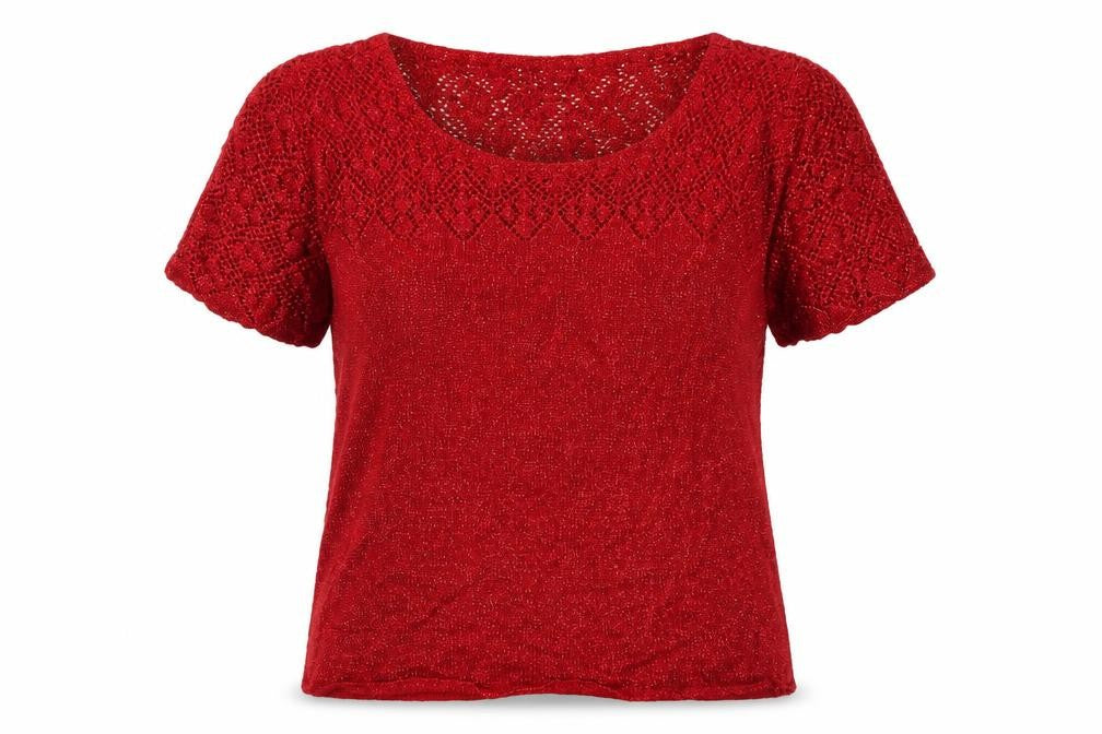Berkertex Womens Red  Knit Pullover Jumper Size 14