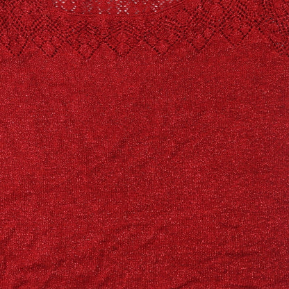 Berkertex Womens Red  Knit Pullover Jumper Size 14