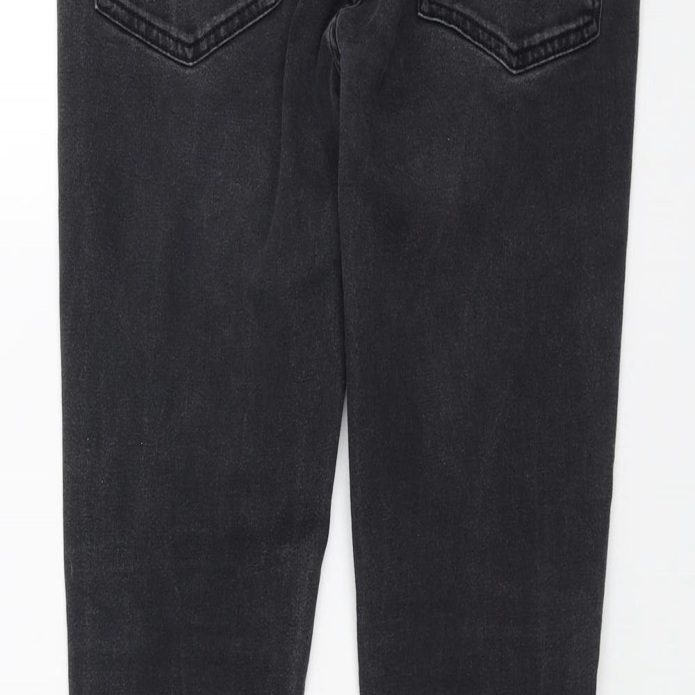 Topman Womens Grey  Denim Skinny Jeans Size 34 in L29 in - distressed
