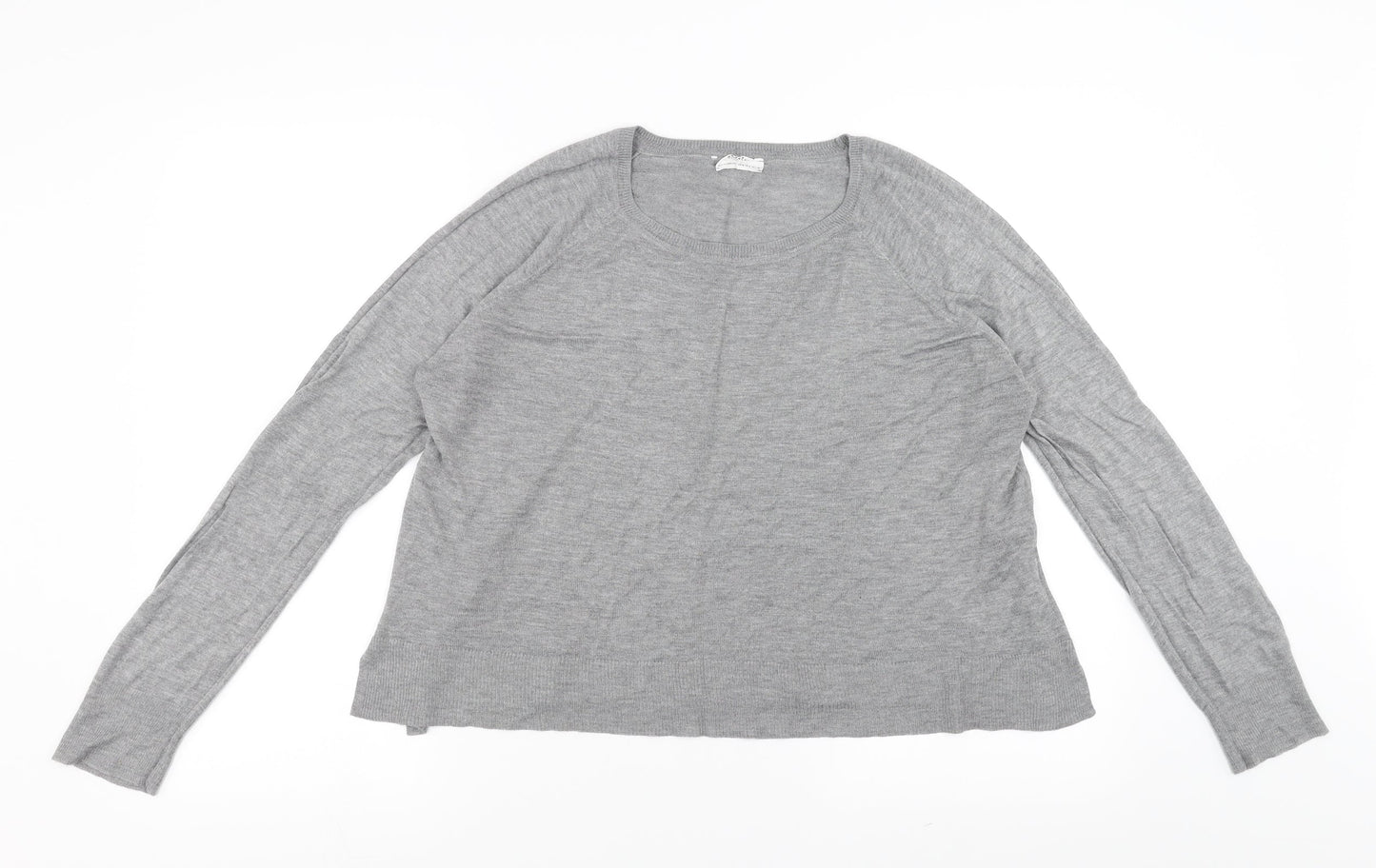 Zara Womens Grey   Pullover Jumper Size M