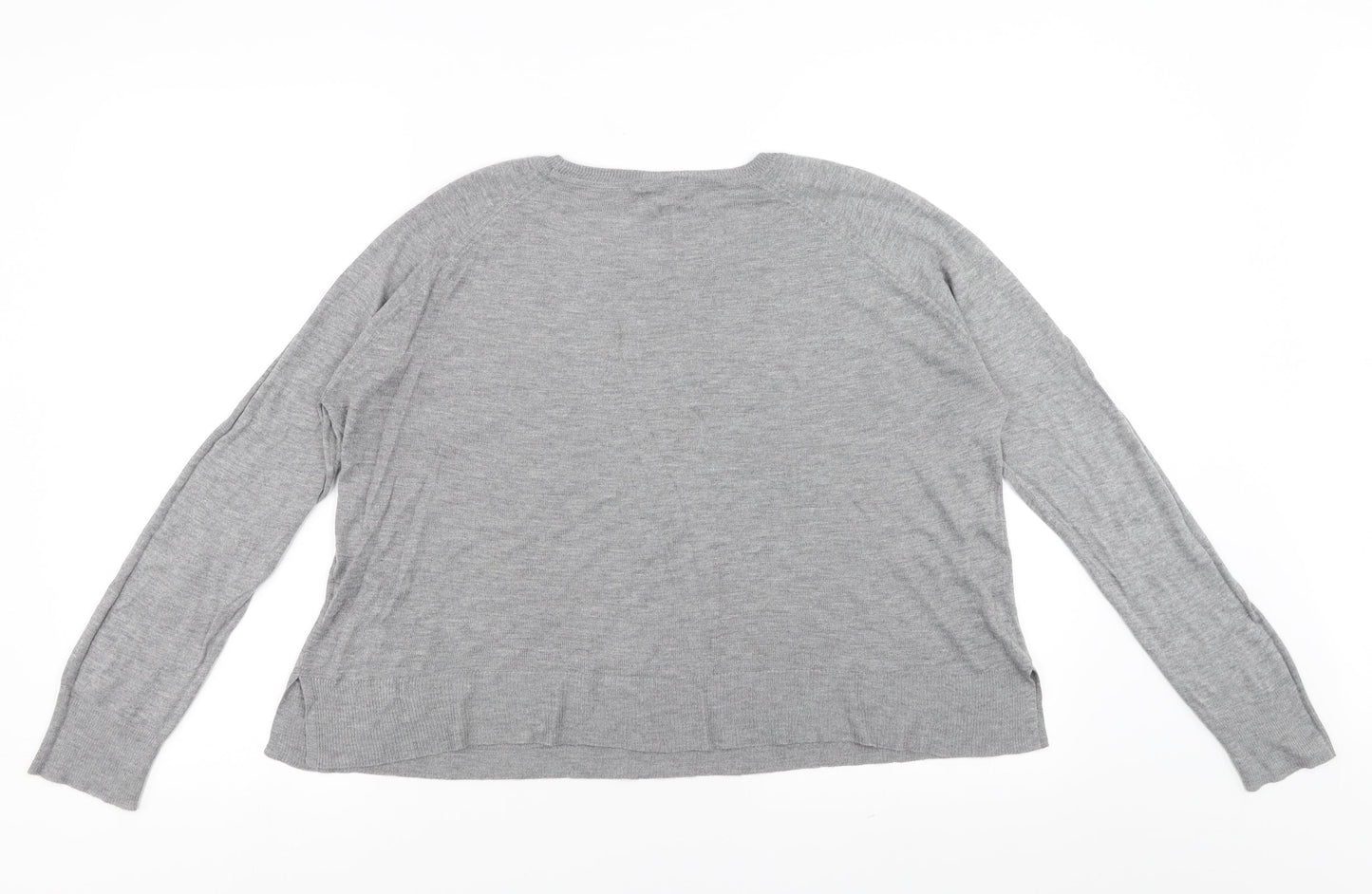 Zara Womens Grey   Pullover Jumper Size M
