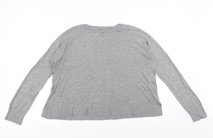 Zara Womens Grey   Pullover Jumper Size M