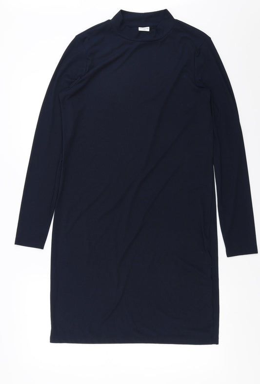 Jaqueline deYong Womens Blue   T-Shirt Dress  Size XL
