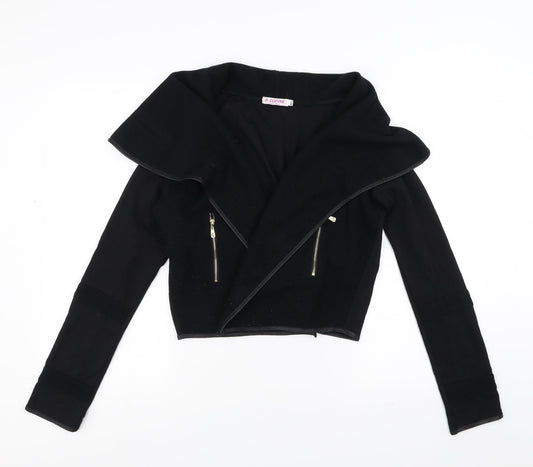 B. Copine Womens Black   Cardigan Jumper Size M