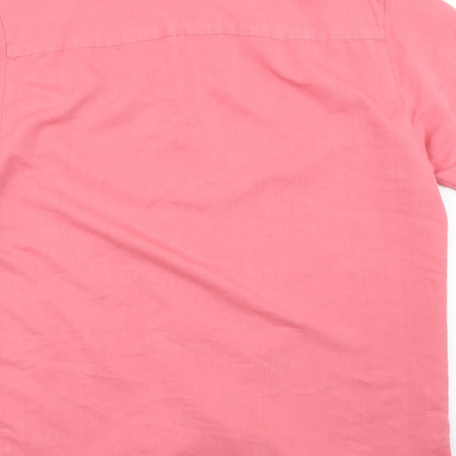 Fraser Mens Pink    Button-Up Size M