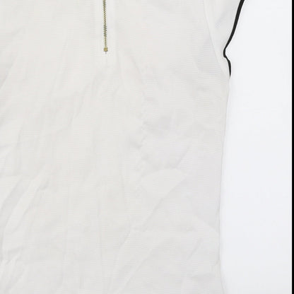 H&M Womens White   Basic Blouse Size 4